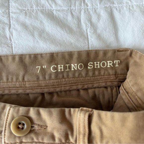 Madewell Men’s 7” Chino Short, Tan, 32” Waist - Picture 6 of 12